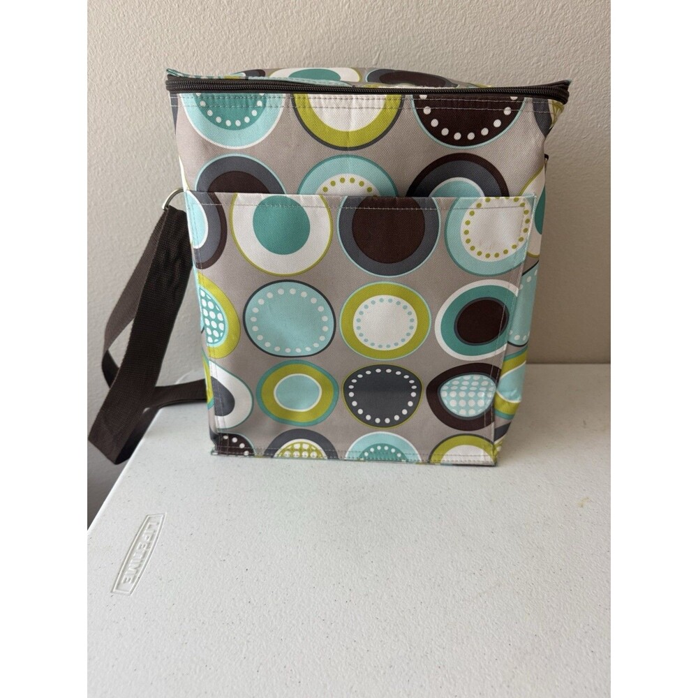 Thirty-One Picnic Thermal Insulated Cooler Bag Circles